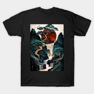 Japan art tree Komorebi T-Shirt